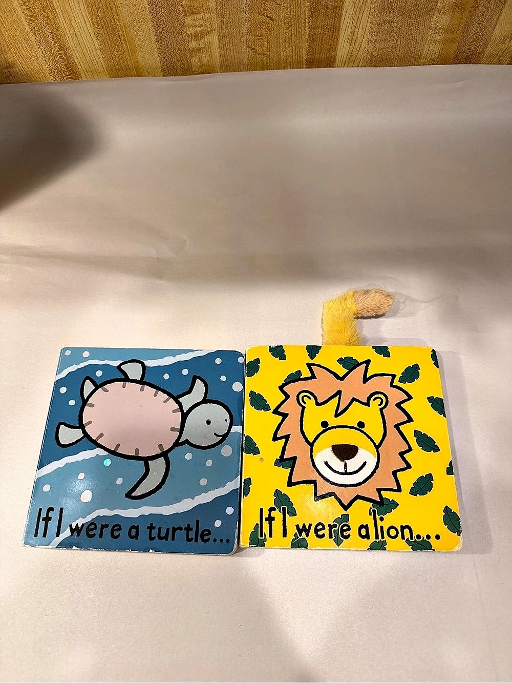 Jellycat Books Book Lot 2 Turtle Lion lot